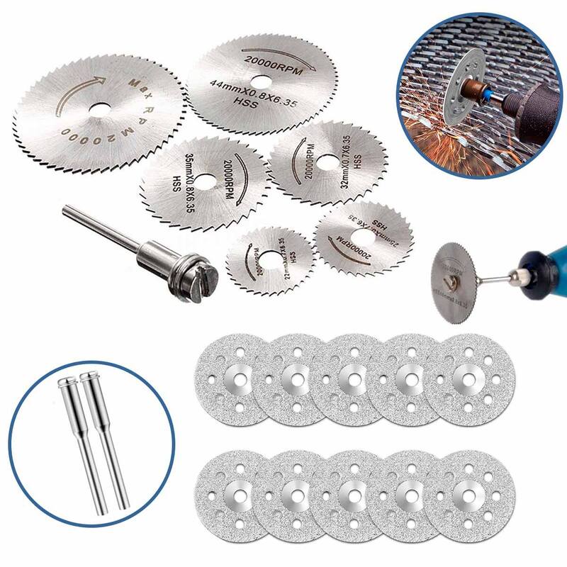Kit Mini Disco Serra Diamantado Micro Retifica Furadeira Parafusadeira ...