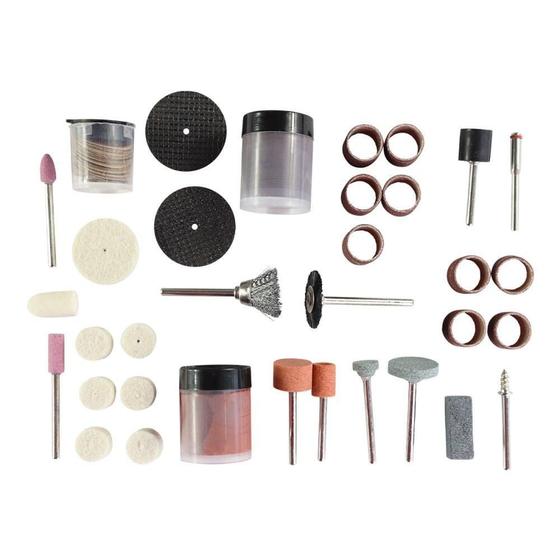 Imagem de Kit Mini Retífica Discos E Rebolos Para Acabamento Perfeito