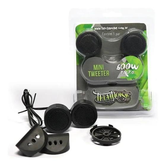 Kit Mini Tweeter Universal 80w P Porta E Painel - Technoise Menor preço em Kit Mini Tweeter Universal 80w P Porta E Painel - Technoise