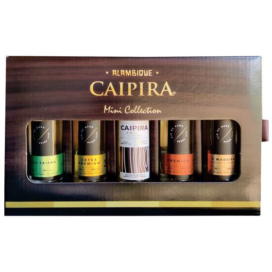 Imagem de Kit miniaturas cachaça fio de ouro 50ml