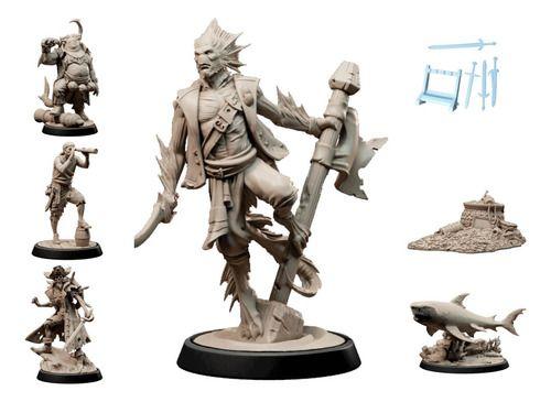 Imagem de Kit Miniaturas Envie Ahoy! 7 Peças Nº 5 Dungeons And Dragons