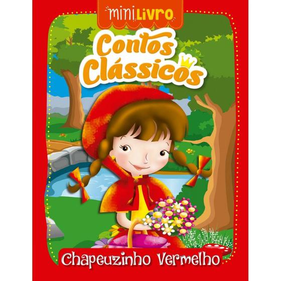 Imagem de Kit Minilivros com 20 unidades Chapeuzinho Vermelho - Contos Clássicos