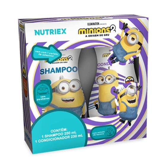 Imagem de Kit Minions Shampoo 250ml + Condicionador 230ml