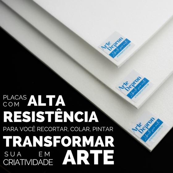 KIT MISTO 10 PLACAS DEPRON 90x60Xcm +10 PLACAS FOAM BOARD 60x45cm