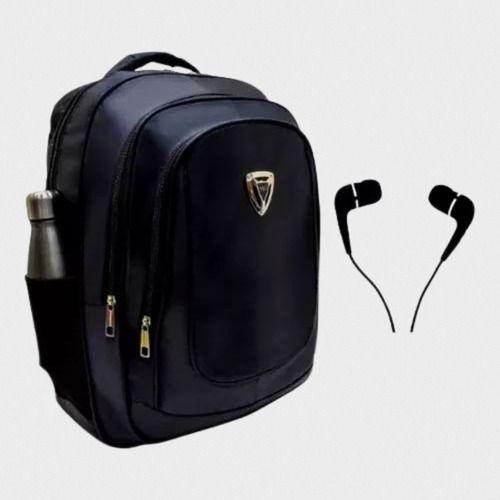 Imagem de Kit Mochila Bolsa Notebook Impermeável Faculdade+ Fone Ouvid