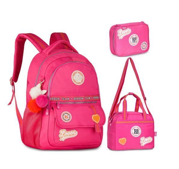 Imagem de Kit Mochila College Rebecca Bonbon