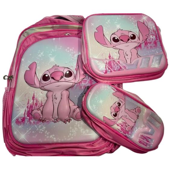 Imagem de Kit mochila com lancheira e estojo de personagens femin