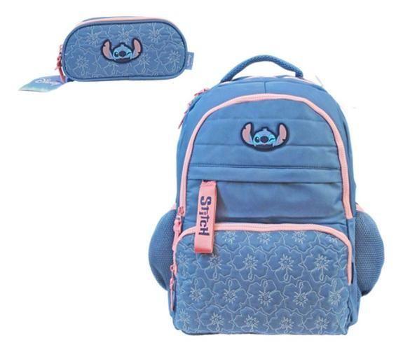 Imagem de Kit Mochila Costas Notebook Com Estojo Triplo Stitch