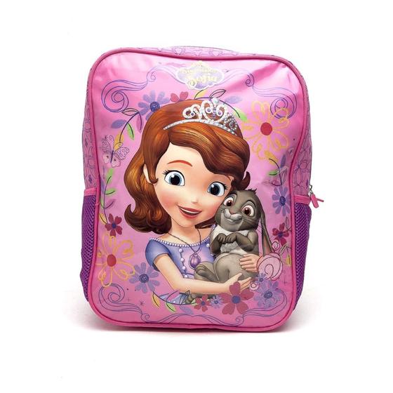 Imagem de Kit Mochila Costas Sofia Rosa + Lancheira Dermiwil