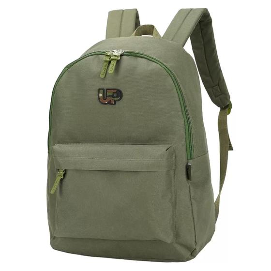 Imagem de Kit Mochila Costas Verde + Lancheira + Estojo UP Luxcel