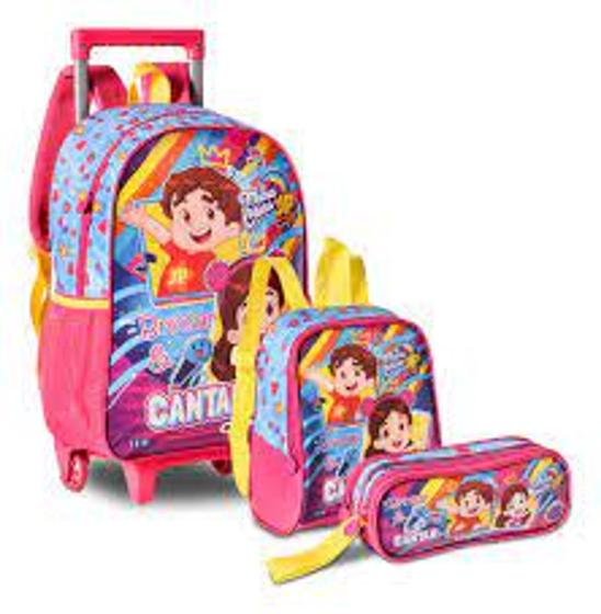 Kit Mochila de carrinho Maria Clara & JP - Nova Coleção - Clio ...
