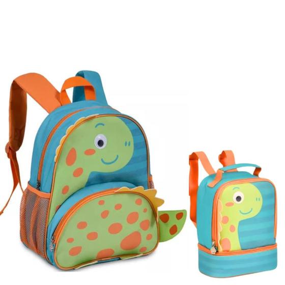 Imagem de Kit Mochila De Costas Bolso E Lancheira Infantil Bebê Clio