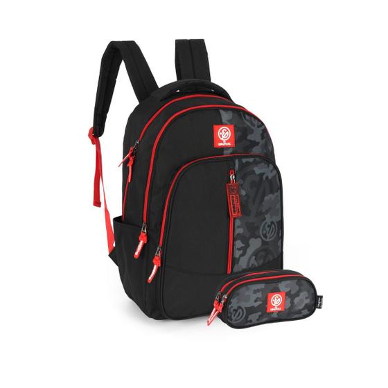 Imagem de Kit Mochila De Costas Com Estojo Duplo Enaldinho Juvenil