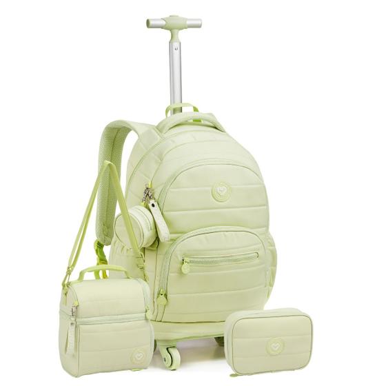 Imagem de Kit Mochila De Roda 19" Color Up Escolar Lancheira E Estojo