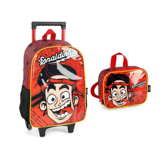 Imagem de Kit Mochila De Rodinha E Lancheira Youtuber Enaldinho Luxcel