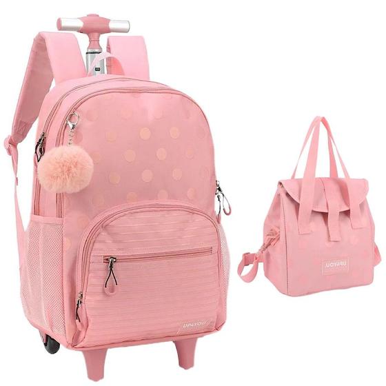 Imagem de Kit Mochila de Rodinha Up4You Com Chaveiro 51607