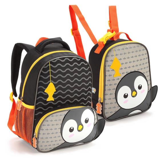 Imagem de Kit Mochila E Lancheira Térmica Infantil Zoop Kid Pequena Fofos