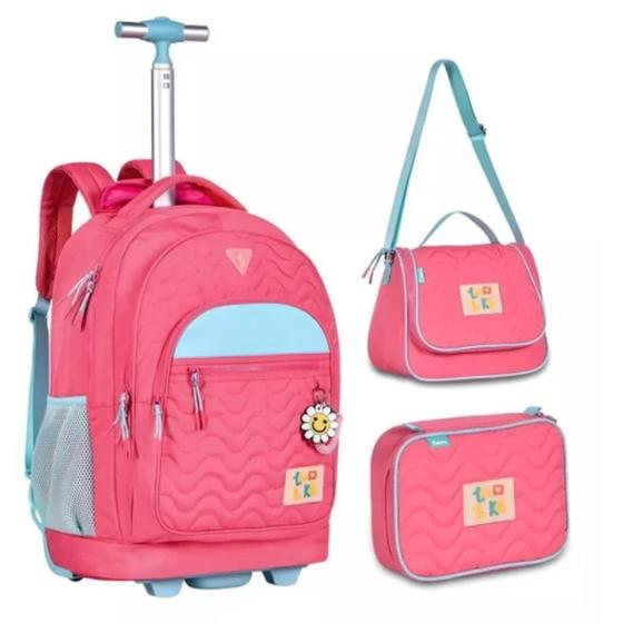Kit Mochila Escolar Estojo Lancheira LULUCA - CLIO Menor preço em Kit Mochila Escolar Estojo Lancheira LULUCA - CLIO