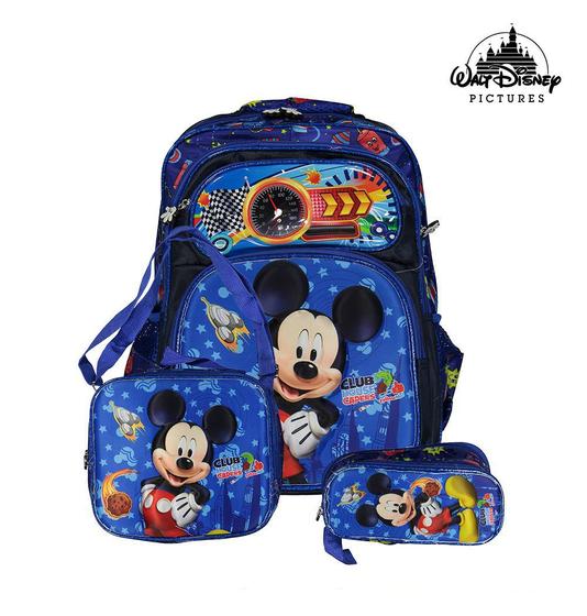 Kit Mochila Infantil Mochila Mickey 3d Mochila Escolar Mickey