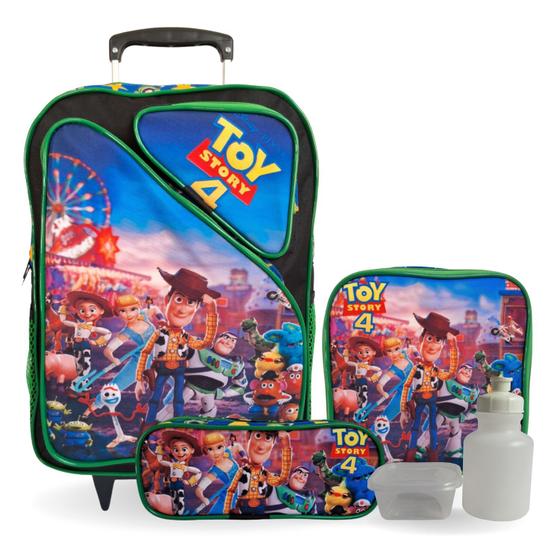 Imagem de Kit Mochila Escolar Toy Story Rodinhas Grande