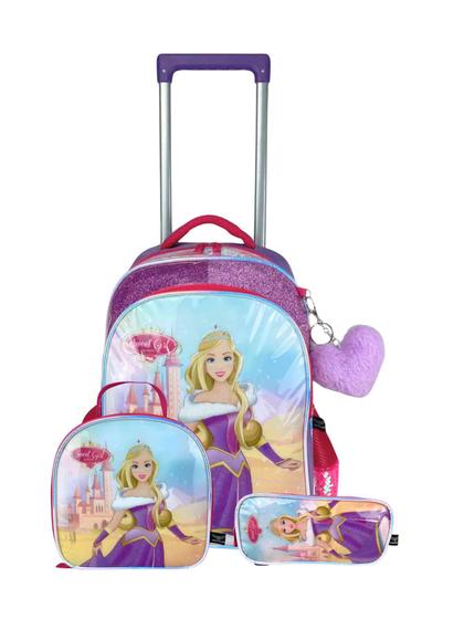 Imagem de Kit Mochila+Estojo+Lancheira Sweet Girl San Sgc13U14 - Rosa