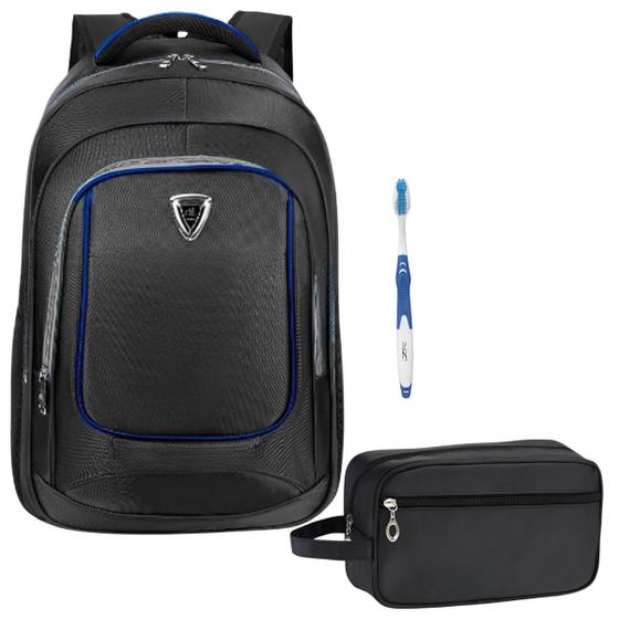 Imagem de Kit Mochila Executiva Premium Plus Com Nécessaire