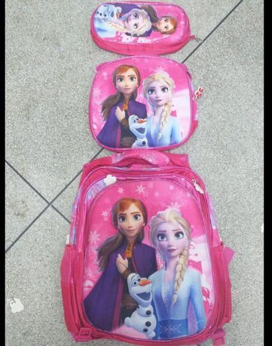 Imagem de Kit Mochila Infantil Frozen 3d 2024 Envio Imediato