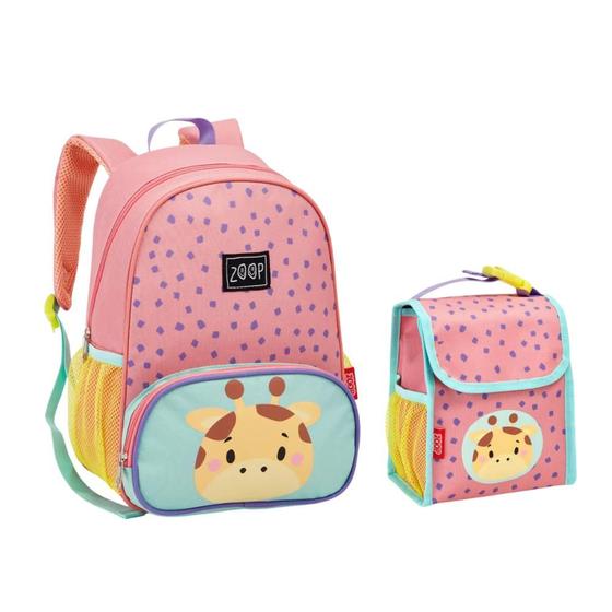 Imagem de KIt Mochila Infantil Mista Zoop com Lancheira