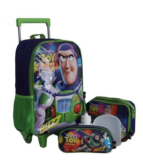 Imagem de Kit Mochila Infantil Toy Story 4 Masculina Lancheira Estojo