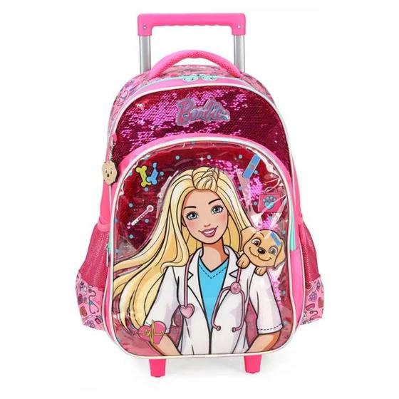 Imagem de Kit Mochila + Lancheira Escolar Barbie Veterinária Ref IC39136BB-RS