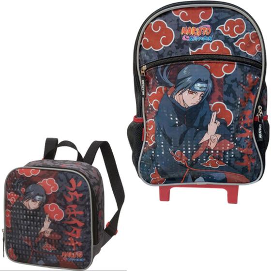 Imagem de Kit mochila + lancheira naruto Shippuden