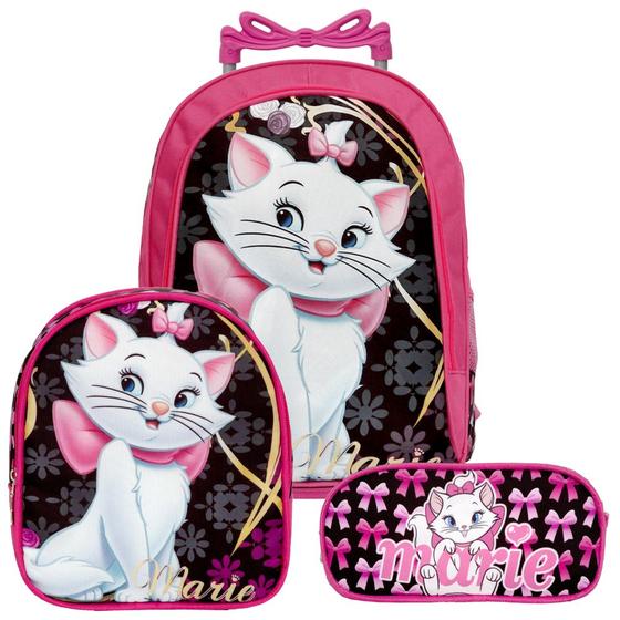 Imagem de Kit Mochila Menina De Rodinhas Marie Completa Roxa Toys 2u