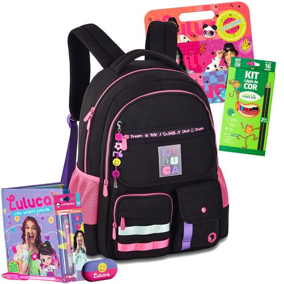 Kit Mochila Original Luluca Lançamento Coleção 2025 Youtuber - Mochilas ...