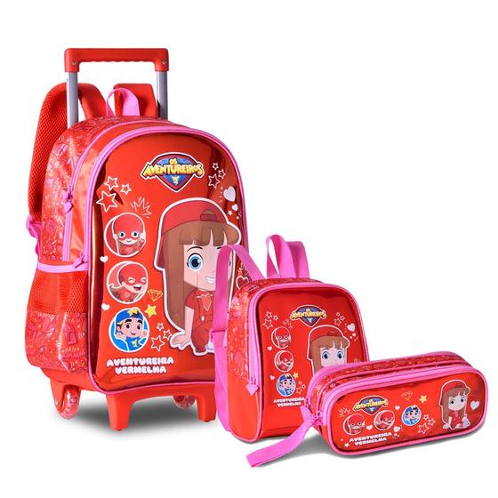 Imagem de Kit Mochila Roda Os Aventureiros Gi Neto Clio