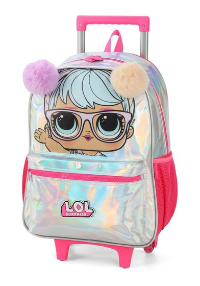 Imagem de Kit Mochila Rodas Estojo Escolar Boneca LOL Luxcel IC39692LO