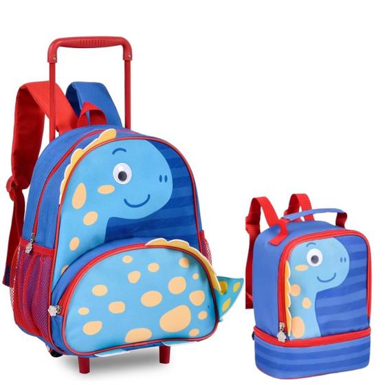 Imagem de Kit Mochila Rodinha Pets E Lancheira Térmica Infantil