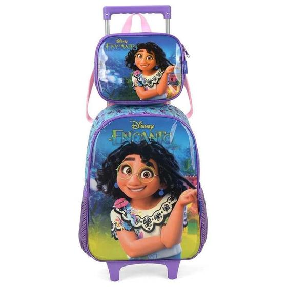 Imagem de Kit Mochila Rodinhas Com Lancheira Encanto Mirabel Luxcel