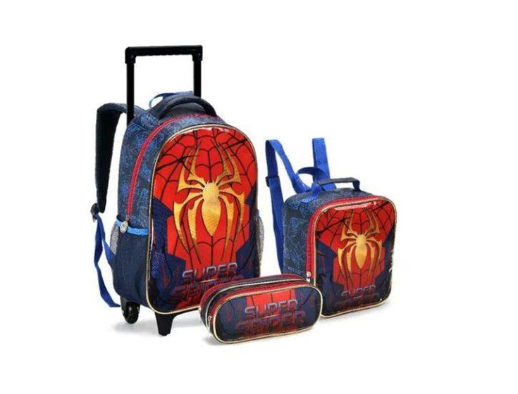 Imagem de kit mochila seanite spider 40486 modelo novo