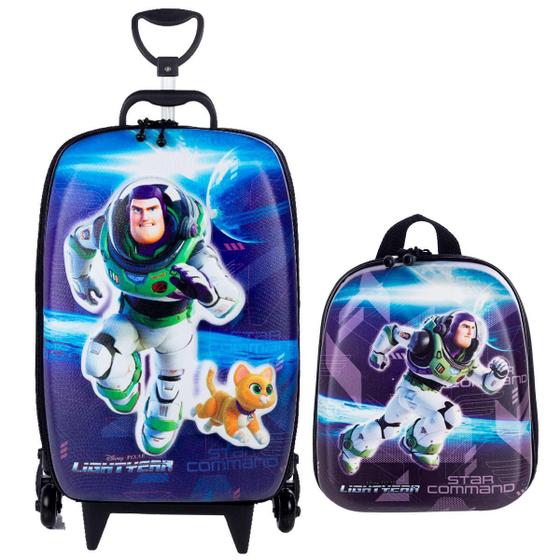 Imagem de Kit Mochila Toy Story Buzz + Lancheira Lightyear Filme