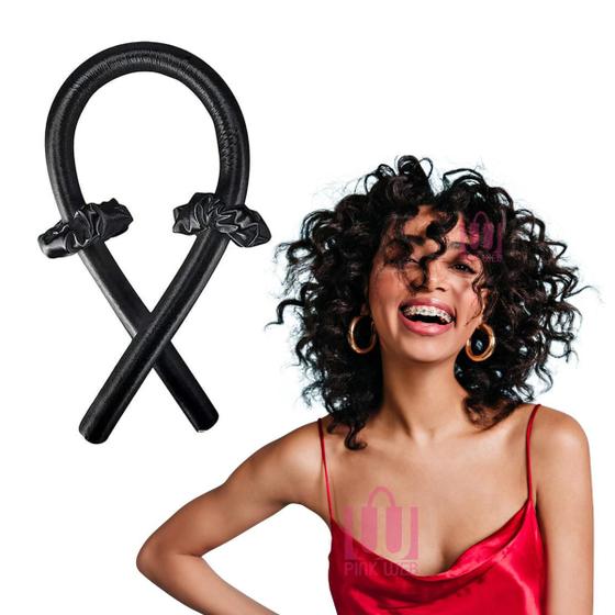 Imagem de Kit Modelador De Cachos (heatless Curls) + Scrunchies