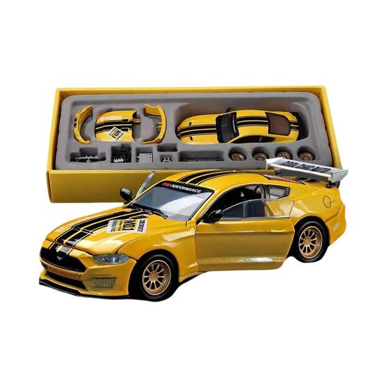 Imagem de Kit Modelo de Carro Ford Mustang em Liga 1:43 - Colecionável e Exclusivo