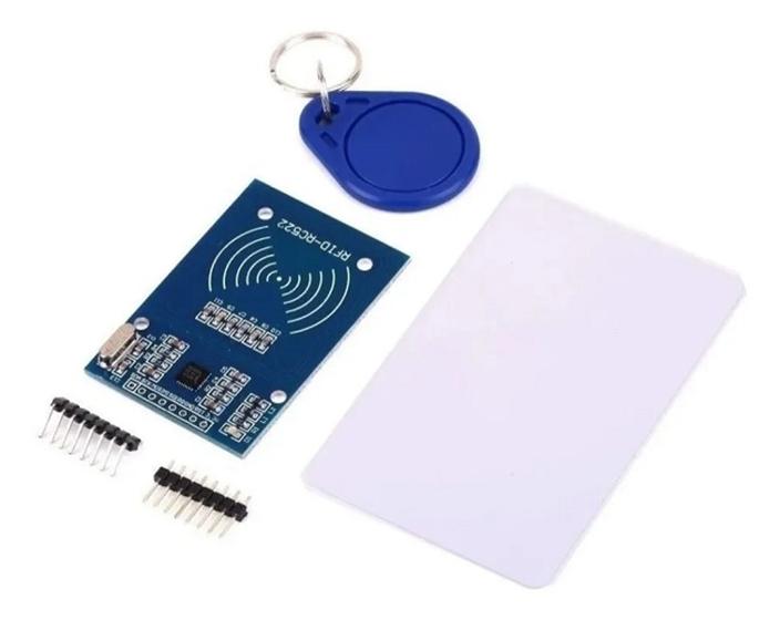 Imagem de Kit Módulo RFID Leitor MFRC522 com Cartão e Chaveiro