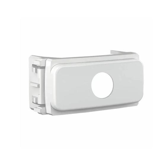 Imagem de Kit módulo saída fio furo branco c/ 2 peças compose - weg