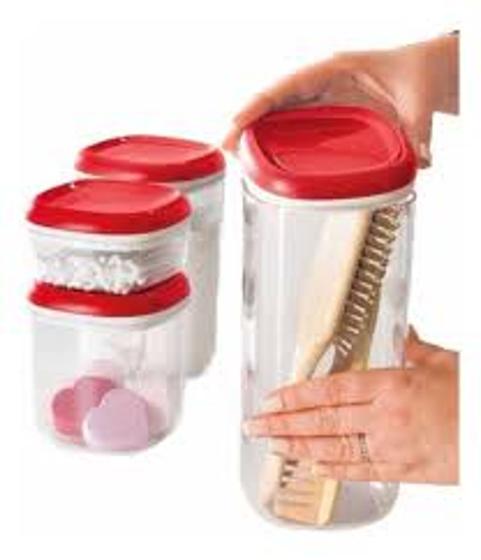 Imagem de Kit modurares policarbonato transparente da tupperware 