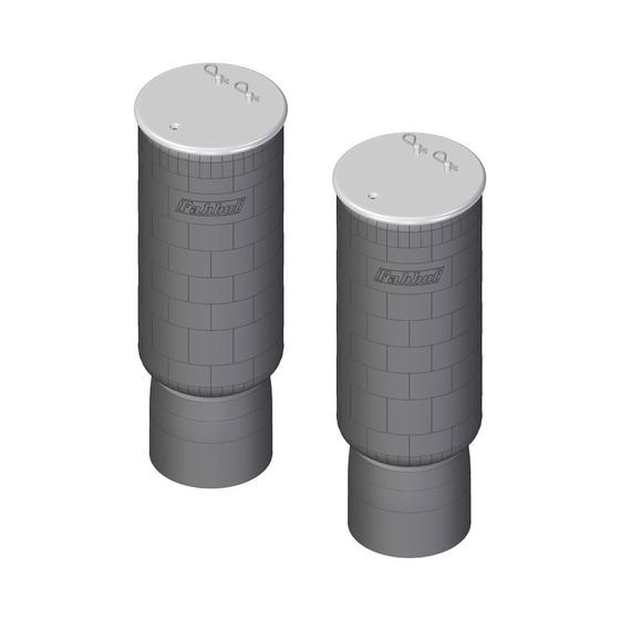 Imagem de Kit Mola Pneumática Suspensão Eixo c Base Profunda G/R 2 Un