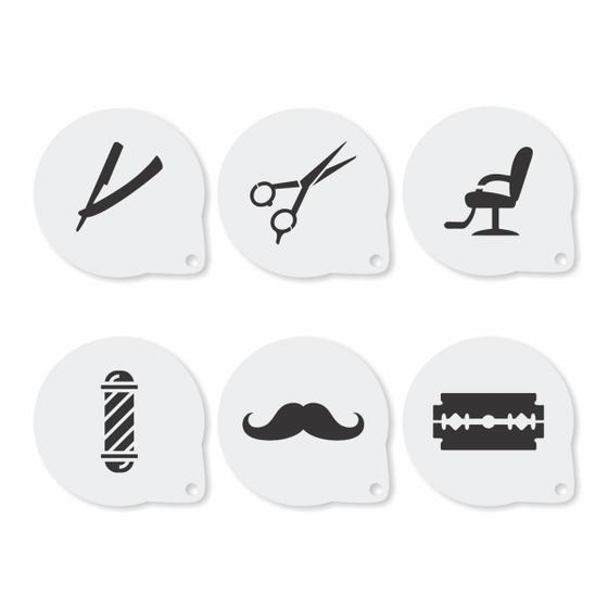 Kit Moldes Acr lico Para Desenho Capilar MeBabo Armarinhos kit-moldes-acr-lico-para-desenho-capilar-mebabo-armarinhos