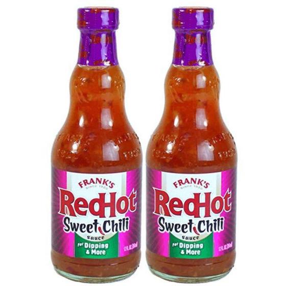 Kit Molho Franks Redhot Sweet Chilli Sauce 354ML Molho de Pimenta