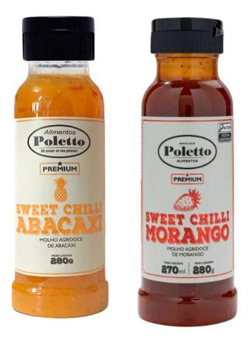 Imagem de Kit Molho Sweet Chilli Abacaxi E Morango Poletto