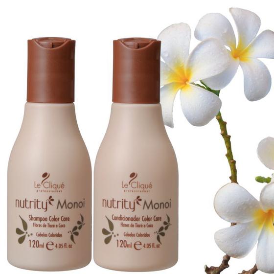 Kit Monoi Shampoo + Condicionador 120 ml LE CLIQUE Kit Shampoo e