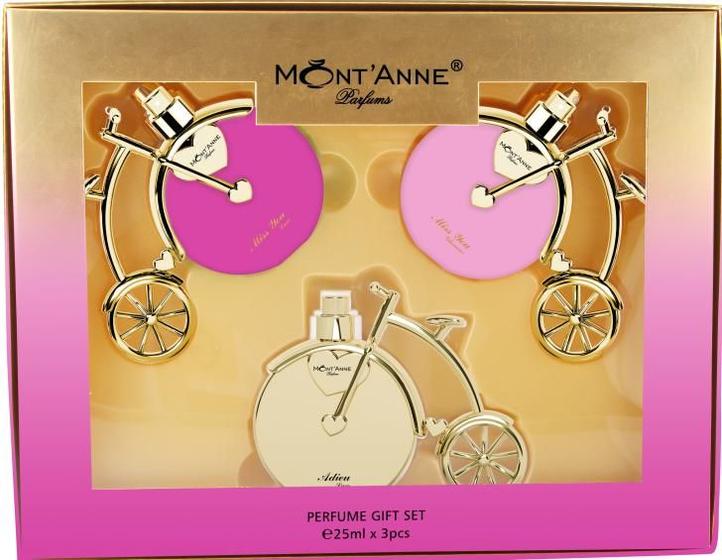 Imagem de Kit mont'anne parfums miss you luxe feminino 3 pçs 25ml "lançamento 2024"